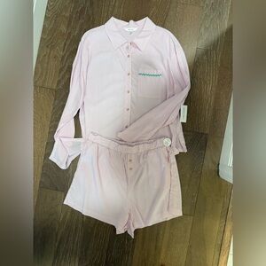 Honeydew Intimates Light Pink Striped Pajama Soft Set